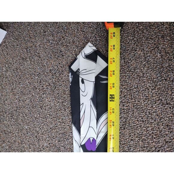 VTG 1992 Looney Tunes By Balancine TAZ Hand Made Silk Tie Bugs & Tazmanian Retro - Picture 6 of 8